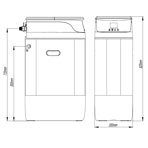 Osmio CS-20L Digital Water Softener