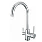 Osmio Bella Chrome 3-Way (Tri-flow) Kitchen Tap